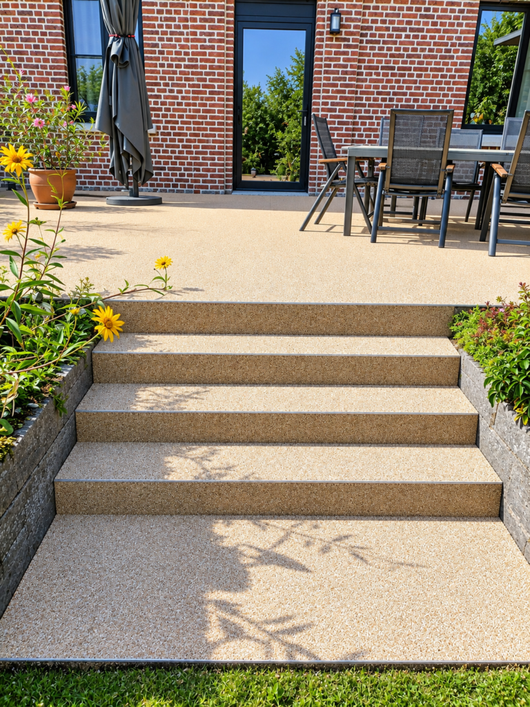 Tapis de pierre escalier